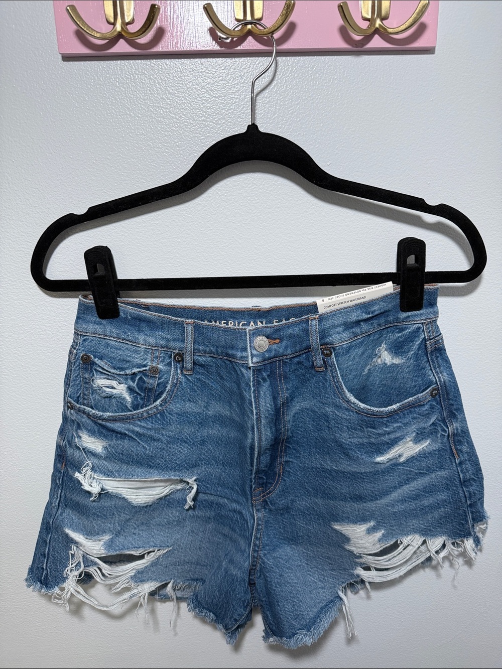 NWT American Eagle High-rise 90s Boyfriend Denim Shorts